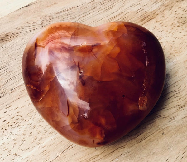 Carnelian Heart - Willow Tree Soul Gifts - 1