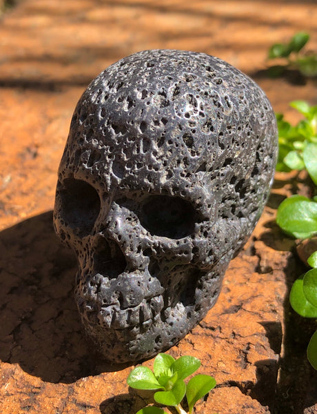 Lava Stone Skull - Willow Tree Soul Gifts - 2