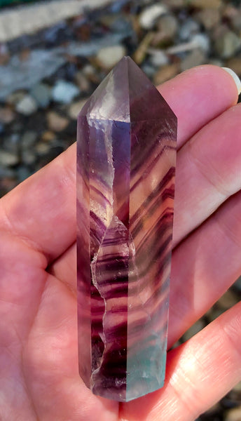 Fluorite Point - Willow Tree Soul Gifts - 2