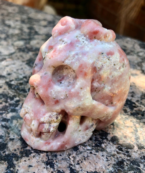 Pink Marble with Snake Skull - Willow Tree Soul Gifts -  2