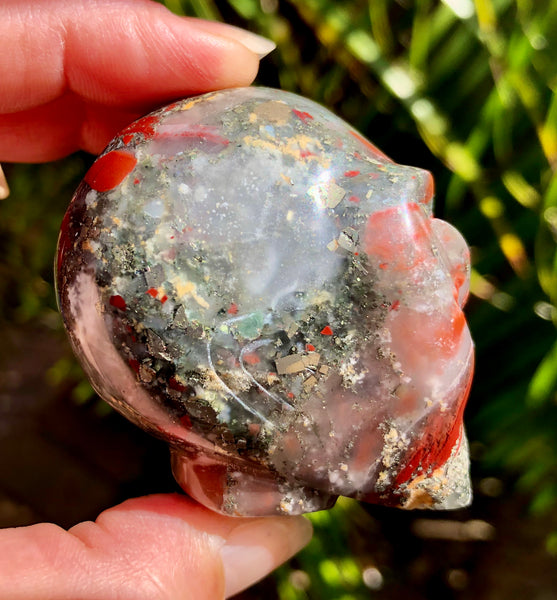 Bloodstone (Setonite) with Pyrite Starbeing - Willow Tree Soul Gifts  - 7