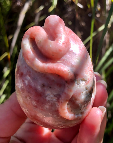 Pink Marble with Snake Skull - Willow Tree Soul Gifts -  8
