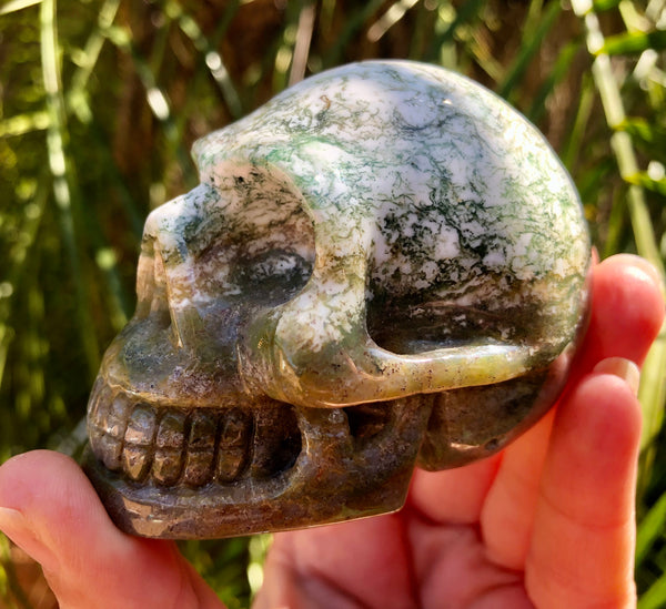 Tree Agate Skull - Willow Tree Soul Gifts - 6