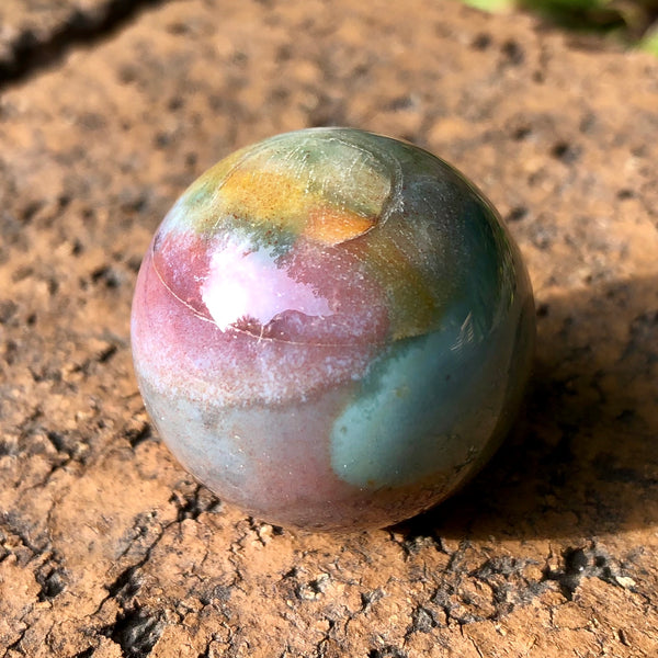 Indian Agate Sphere - Willow Tree Soul Gifts - 1