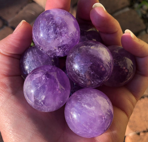 Amethyst Mini Spheres - Willow Tree Soul Gifts - 2
