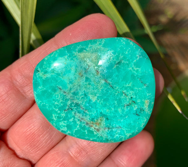 Chrysoprase Palm Stone - Willow Tree Soul Gifts - 4