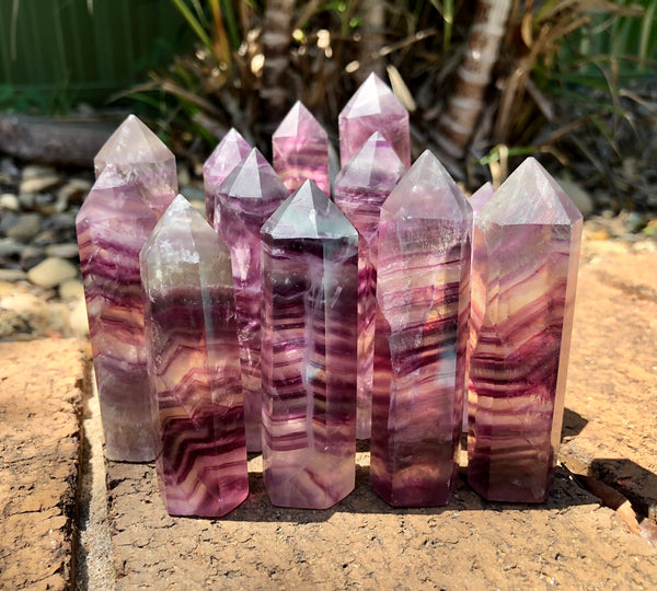 Fluorite Point - Willow Tree Soul Gifts - 1
