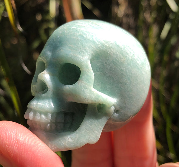 Amazonite Skull - Willow Tree Soul Gifts - 9