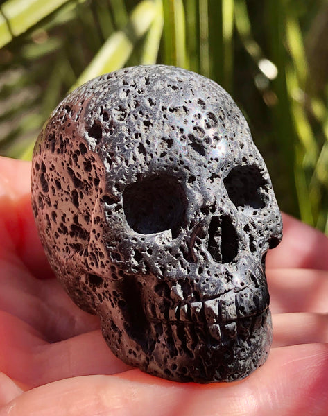 Lava Stone Skull - Willow Tree Soul Gifts - 4