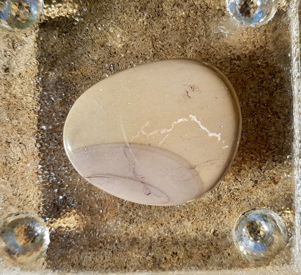 Ivory Jasper Palmstone - Willow Tree Soul Gifts 