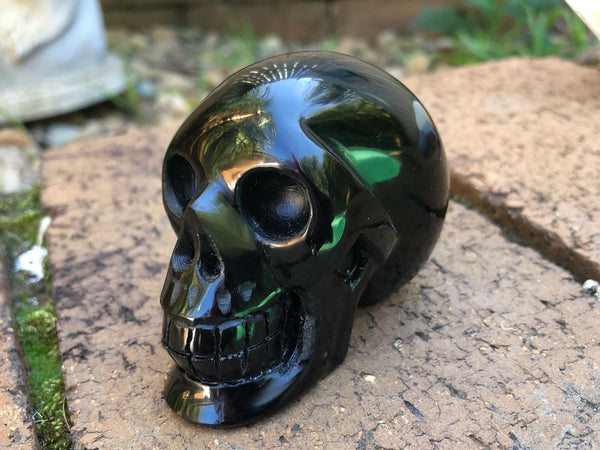 Black Obsidian Skull - Willow Tree Soul Gifts - 4