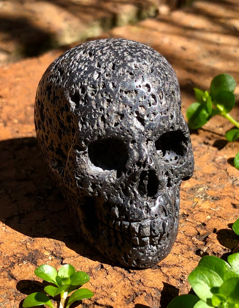 Lava Stone Skull - Willow Tree Soul Gifts - 3