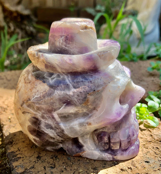 Chevron Amethyst Skull - Willow Tree Soul Gifts -  10