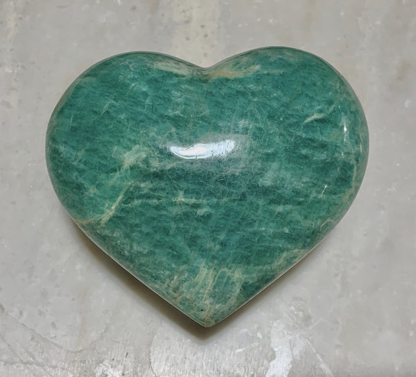 Amazonite Heart - Willow Tree Soul Gifts - 1