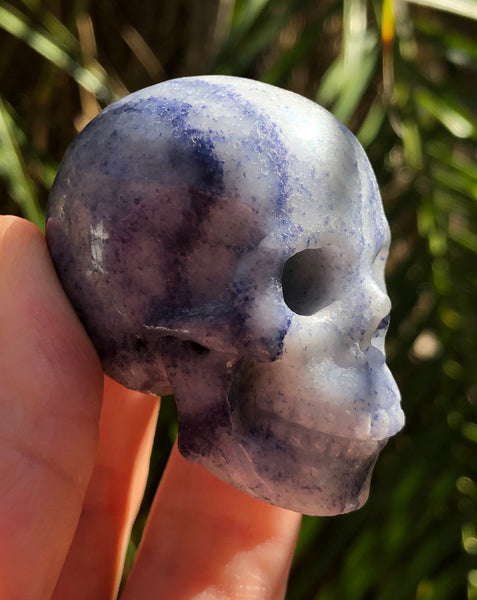 Blue Aventurine Skull - Willow Tree Soul Gifts - 7