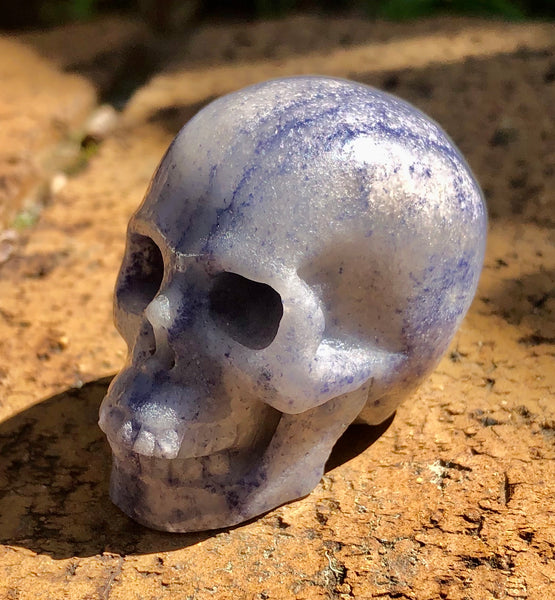 Blue Aventurine Skull - Willow Tree Soul Gifts - 4