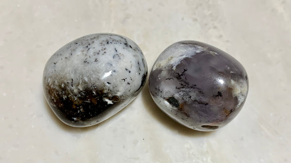 Merlinite-Dendritic Opal Tumble Stone - Willow Tree Soul Gifts 