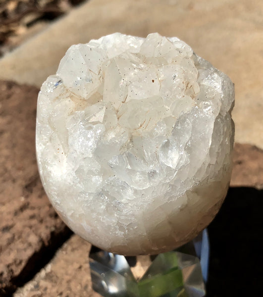 Clear Quartz Druzy Sphere - Willow Tree Soul Gifts - 2