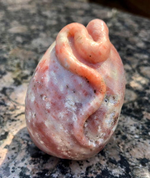 Pink Marble with Snake Skull - Willow Tree Soul Gifts -  6
