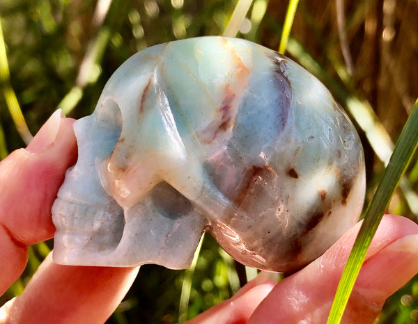 Amazonite Skull - Willow Tree Soul Gifts - 7