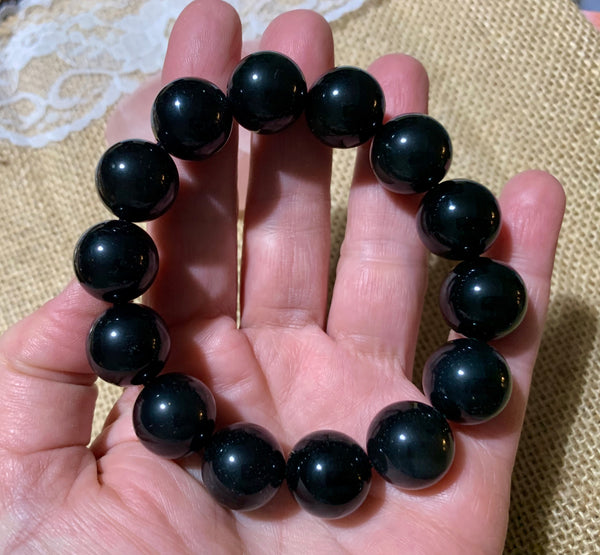 Black Obsidian Bracelet - Willow Tree Soul Gifts - 2