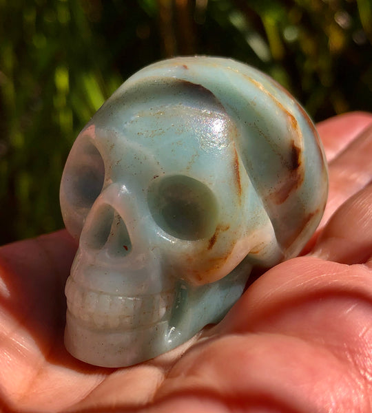 Amazonite Skull - Willow Tree Soul Gifts - 9