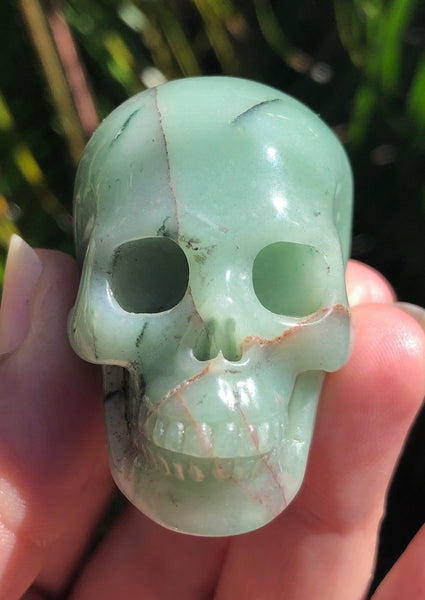 Amazonite Skull - Willow Tree Soul Gifts - 5