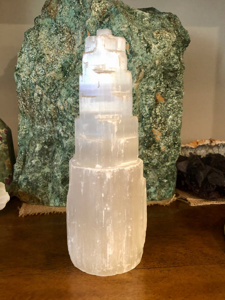 Selenite Tower - Willow Tree Soul Gifts 