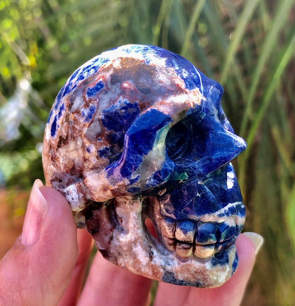 Sodalite Skull - Willow Tree Soul Gifts - 8