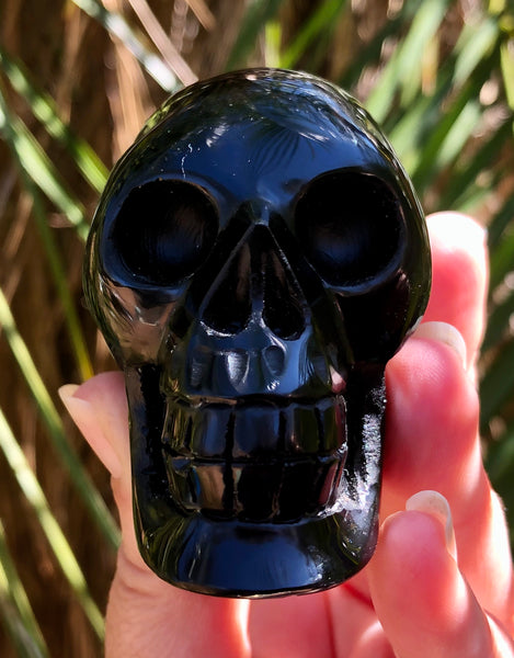 Black Obsidian Skull - Willow Tree Soul Gifts - 5