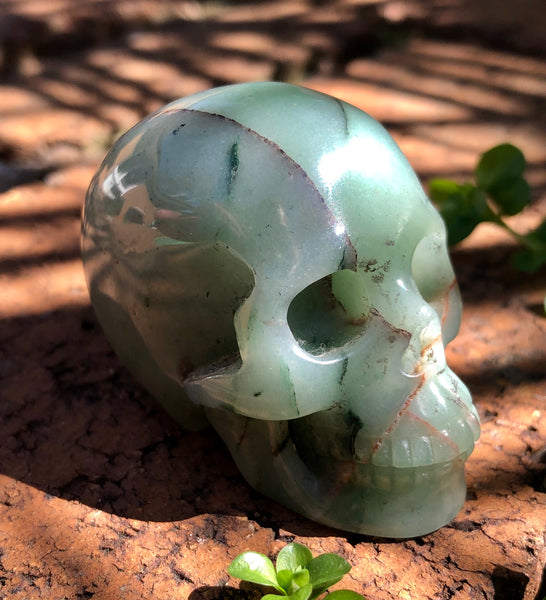 Amazonite Skull - Willow Tree Soul Gifts - 2