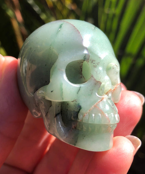 Amazonite Skull - Willow Tree Soul Gifts - 4