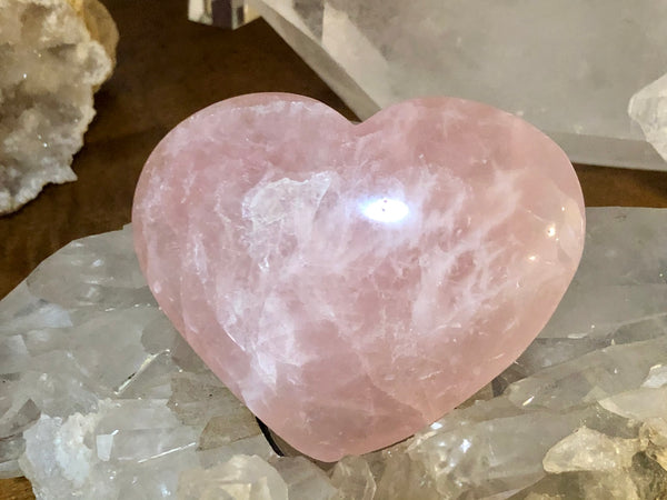 Rose Quartz Heart - Willow Tree Soul Gifts - 1