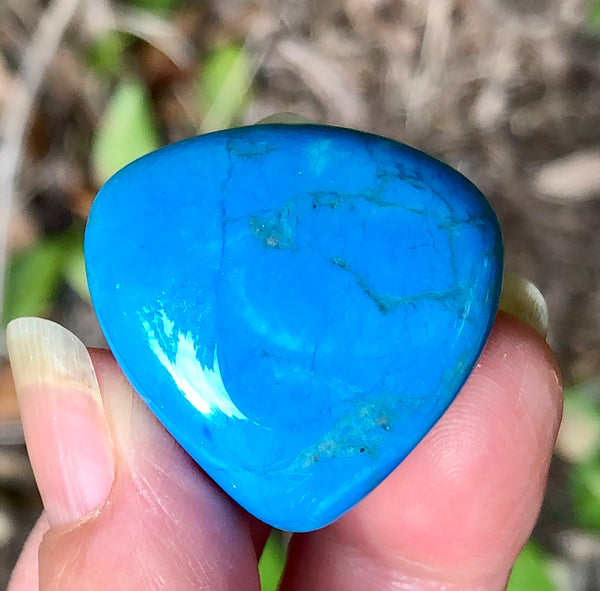 Blue Howlite Tumble Stone - Willow Tree Soul Gifts